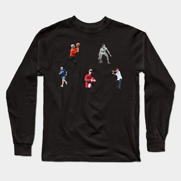 Dr. Fauci The Athlete Long Sleeve T-Shirt by GrellenDraws